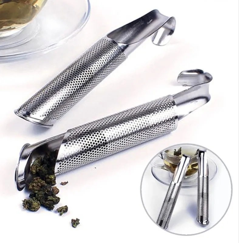 

Stainless Steel Tea Infuser Creative Pipe Design Metal Tea Strainer for Mug Fancy Filter for Puer Tea Herb Tea Tools Accessories