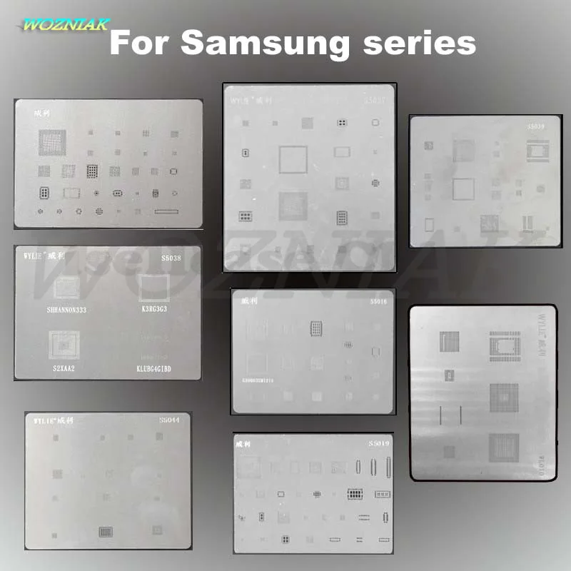 Woznaik IC Chip BGA трафарет с подогревом оловянный шар паяльная сеть для Samsung S3 S4 S5 S6 NOTE 3 4