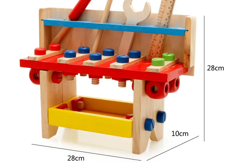 Новые деревянные игрушки, наборы инструментов, гайка, разборка, бой, деревянные блоки, детские развивающие игрушки, подарок для детей