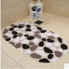 Smartlife с антибактериальные красивый камень против скольжения ПВХ Для ванной Коврики с присоской Чашки Ковры используется для Ванная комната