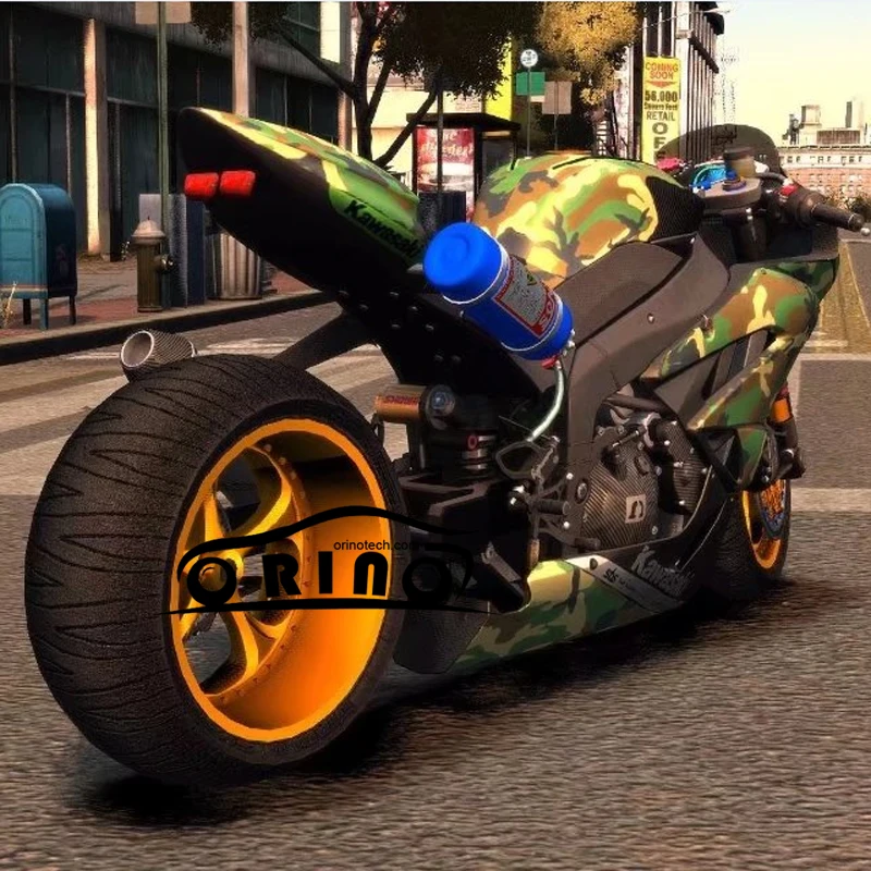 Military Green Camouflage Vinyl Wrap-2