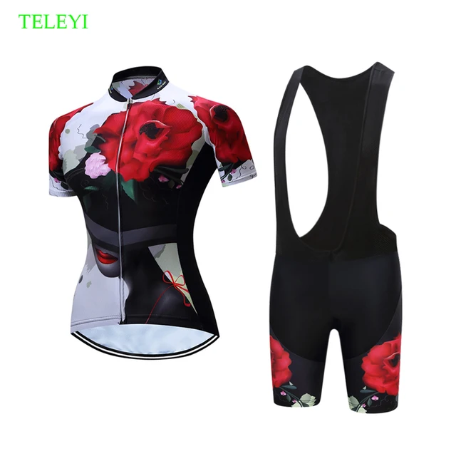 Download Summer 2018 Short Sleeve Women Cycling Uniform Suits ...