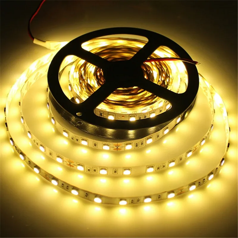 CLAITE 5 M 72 W SMD 5050 не водонепроницаемый RGB белый теплый белый 300 Светодиодные ленты свет ленты Лампы Home Decor DC24V гибкая лента