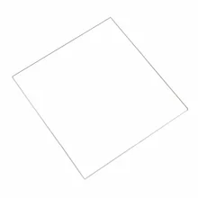 3D Printer Borosilicate Glass Plate 210x250x3mm for Prusa / Mendel / RepRap 3D Printer Glass Bed ( 210x250x3mm Square ) heacent reprap prusa mendel 3dp02 3d printer assembly kit 0 3mm nozzle 1 75mm filament