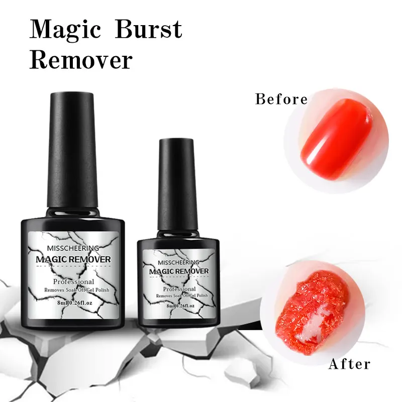 Burst Magic удаляет УФ-гель для ногтей удаляет Замачивание от праймер для ногтей акриловый чистый обезжириватель для ногтей лак Лидер продаж