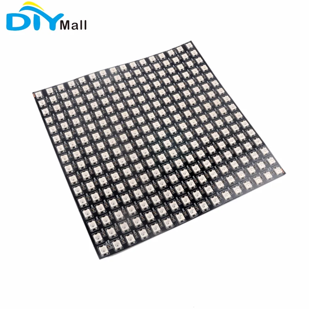 WS2812 5050 16x16 пикселей RGB гибсветодиодный светодиодная матрица индивидуально