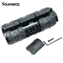 6,7 дюймов Handguard 4 рельса и 12 шт. Пикатинни Quard рельсы крышки подходят 20 мм крепление пистолет аксессуар для AR15 M16 винтовка Охота