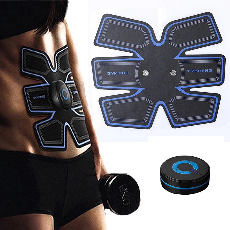 Fitness Trainer Abdominal Muscle Exerciser Belly Leg Arm Buttock Hip Exercise Electric Simulators Massage Press Workout Home Gym