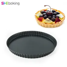 Shebaking 1 шт антипригарный Пицца Пан Круглый для пирожков со съемной кружевным подолом для десерт, выпечка плесень DIY кухонные приспособления для выпечки