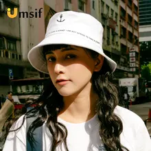 Панама шляпа для женщин Новая летняя женская мода хип-хоп сплошной цвет широкими полями Панама Шляпы женская Повседневная Письмо шляпа от солнца