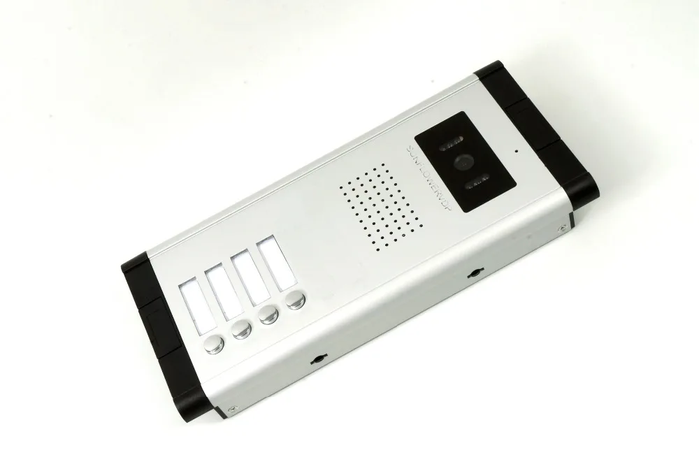 US $199.89 Access Control Keypad 3 Apartments Video Phone Color 7 Indoor Monitor Doorbell With CameraElectronic Door Lock System Unit