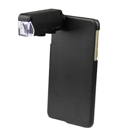 

Mobile Phone Lenses 60X-100X Digital Zoom Lens Magnifier Microscope With LED Case For iPhone 6 6s 7 Plus 5 5s 4 4s Phone Lents