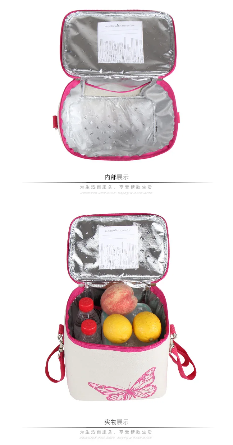 Большая вместительная квадратная Термосумка для женщин и мужчин, сумка для обеда, сумка-холодильник, Ланч-бокс, дамская сумка, детские сумки для еды