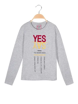 

Long sleeve sweater with lettering
