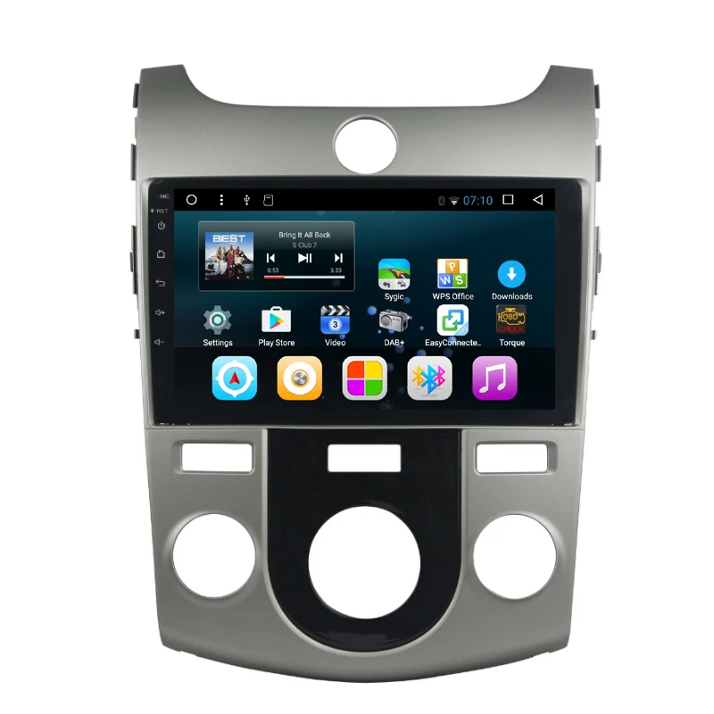 Excellent HD 1024*600 Quad core Android 8.1 Car Multimedia stereo for KIA Forte Cerato 2008-2012  with Radio head unit 1