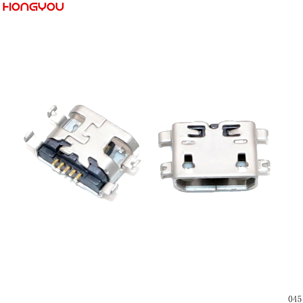 10 шт./лот Micro USB 5Pin B Тип гнездовой разъем плоский для фотокабеля 5 контактов 4