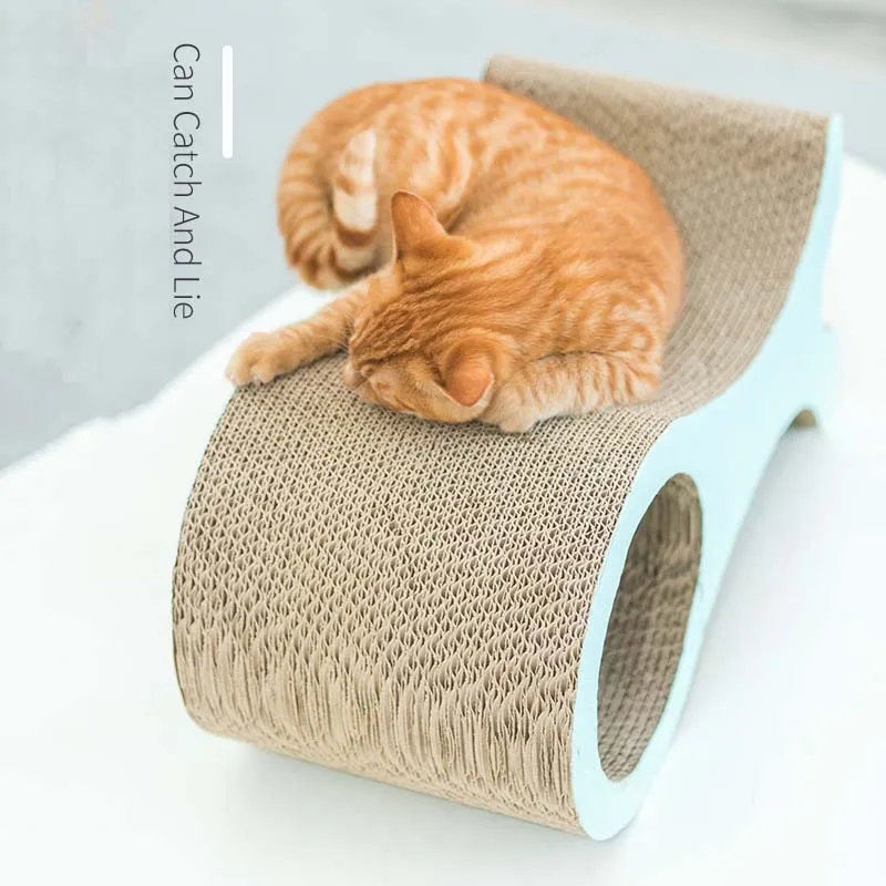 В форме Кита Когтеточка для кошек Когтеточка Интерактивная гофрированная бумажная игрушка для питомцев кошачьи обучающие игрушки