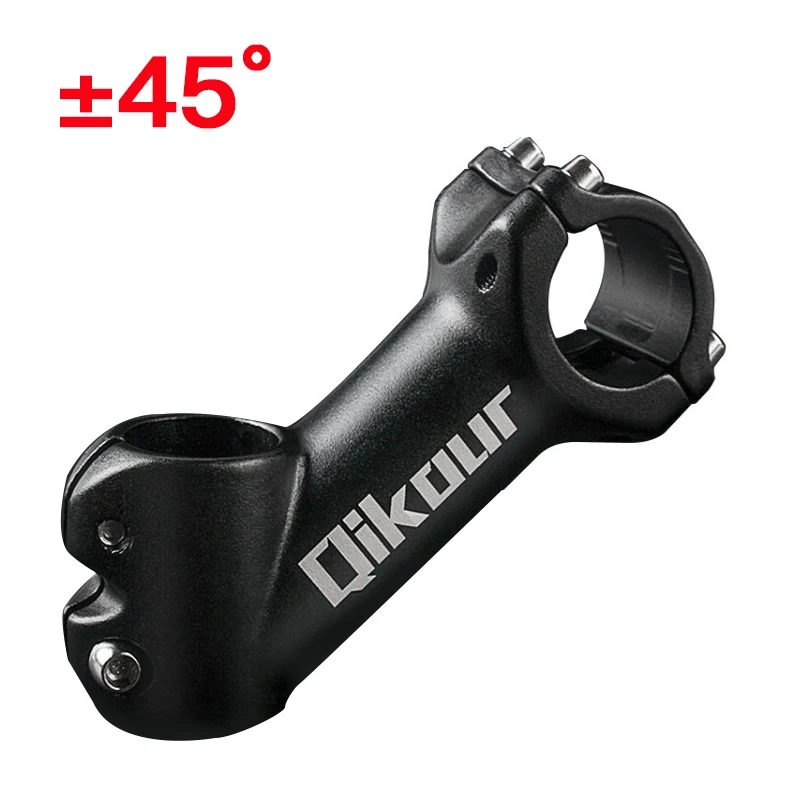 

Mountain Road Bike Bicycle Stem 45 Degrees Riser 31.8*90mm Cycling Aluminum Alloy Aheadset Stem 28.6 Fork Increase Device