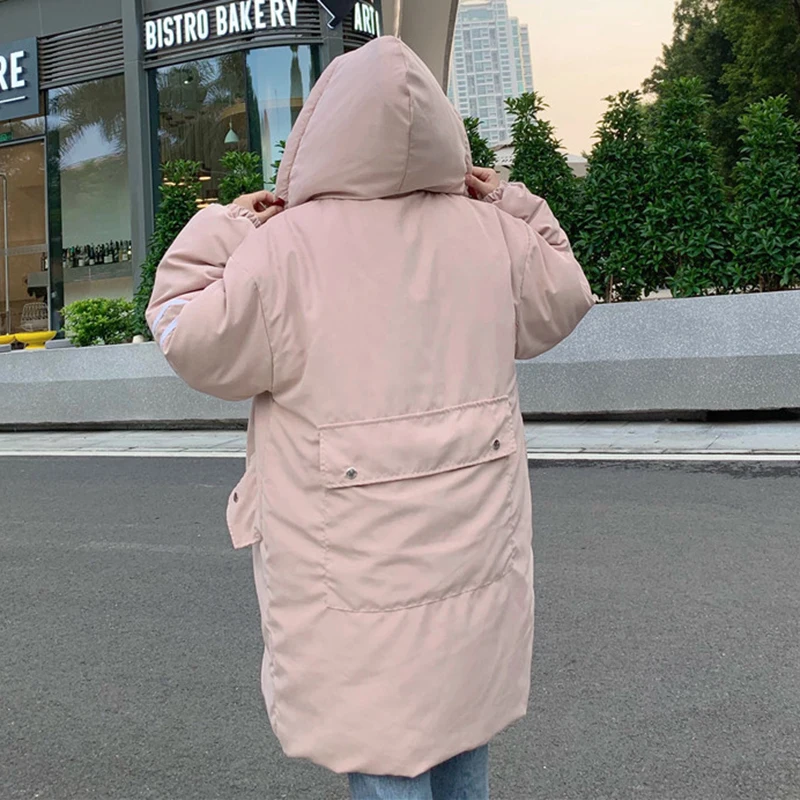 hoodies Winter Women's Down Cotton Padded Jacket Women Wadded Jackets Warm Coat Parka Bread Style Outwear Coats For 40-60 kg 
