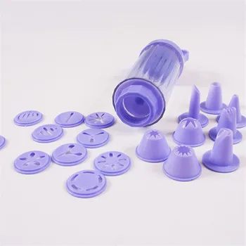

Nozzles Icing Piping Cream Muffin Cake Decorators Decorating Tip Sets DIY Pastry Syringe Extruder Pen Spray Gun Head Cake Tools