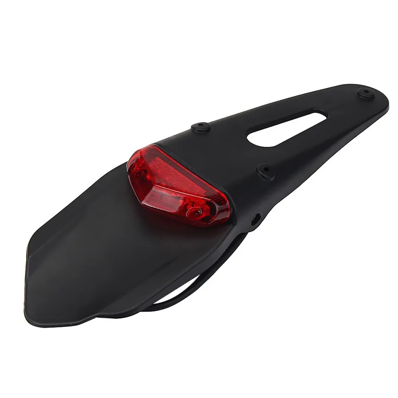 

New Design Rear Fender LED Brake Tail Light Lamp Bracket for Off-road Motorcycle Motocross Dropship #0809