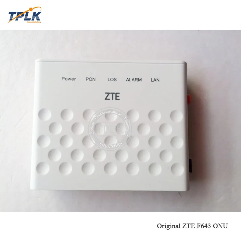 

Original ZTE F643 ONU/ONT GPON FTTH SFU router mode with 1GE port FTTH FTTO same function as F601 F401 F612W F660 best quality