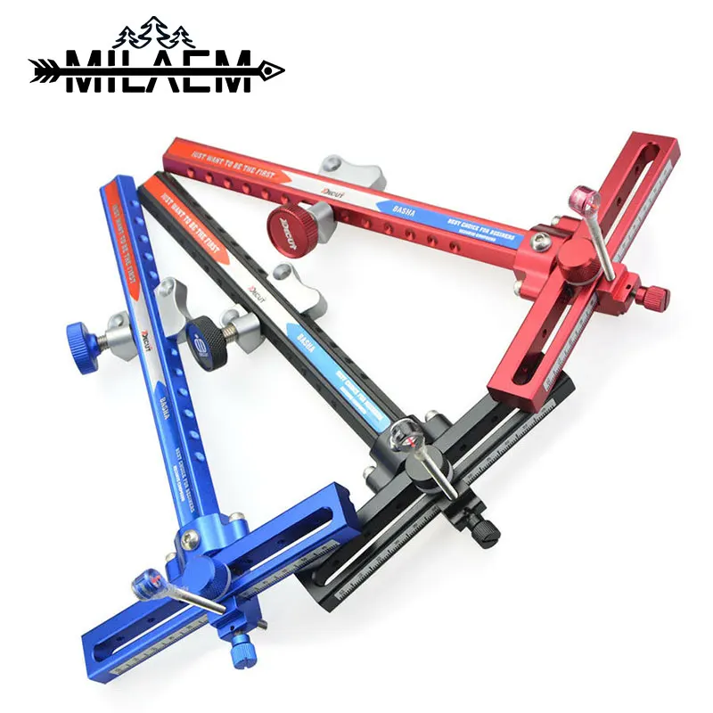 1Set Archery Recurve Bow Sight Aluminum Alloy Bow Sight Micro Adjust Optical Fiber Outdoor Sports Bow Arrow Shooting Accessories