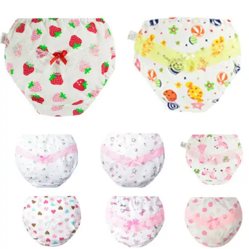 2019 Pudcoco Toddler Children Baby Girls Frilly Cotton Underwear Knickers Pants Wedding Christening Birthday Wholesale