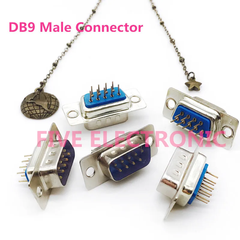 DB9 MINI Gender Changer промышленный соединитель (позолоченные клеммы) RS232 коннектор и DB15