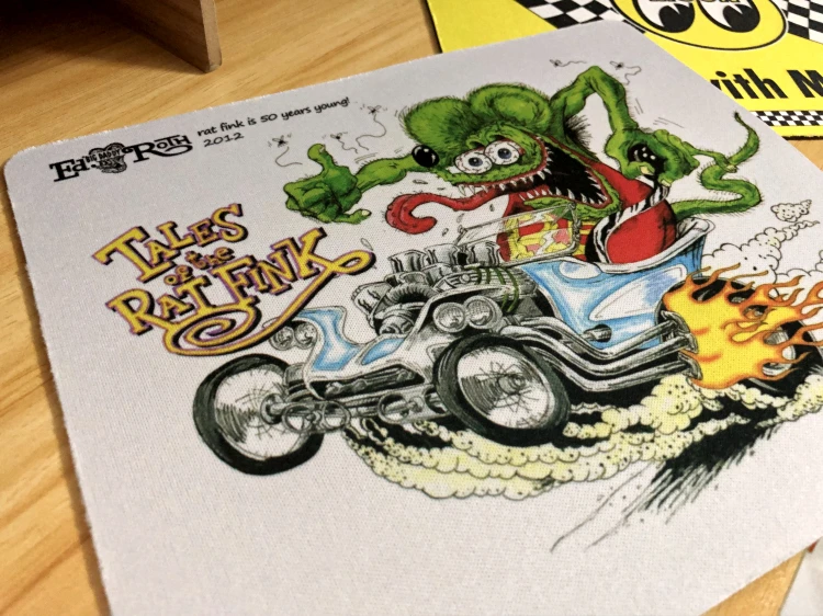 Один кусок сказок Rakuten Rat Fink RF ратфинк коврик для мыши mooneyes go с Луной мышь высокое качество подарок для мальчиков детей