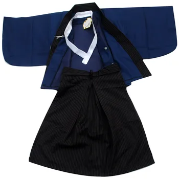 

2019 new japanese baby boys kimono kid yukata black white child vintage stage performance dance costume suitable for height