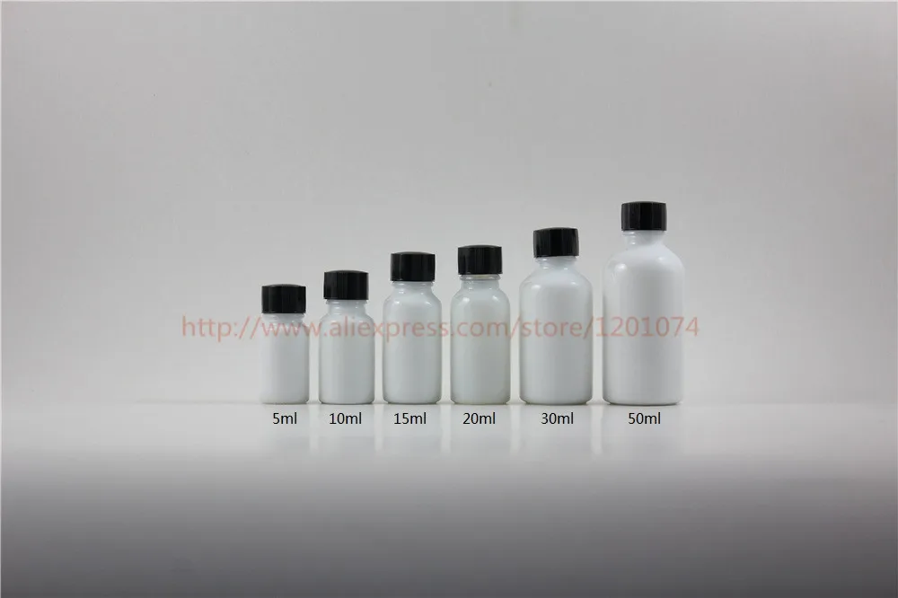 

5ml/10ml/15ml/20ml/30ml/50ml original white Glass bottle with plastic Brush Cap,Nail Polish Bottle