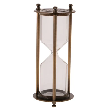 

Portable 5-30 Minute Empty Sand Hour Glass Kitchen Cooking Timer Countddown Home Decor Gift Favor