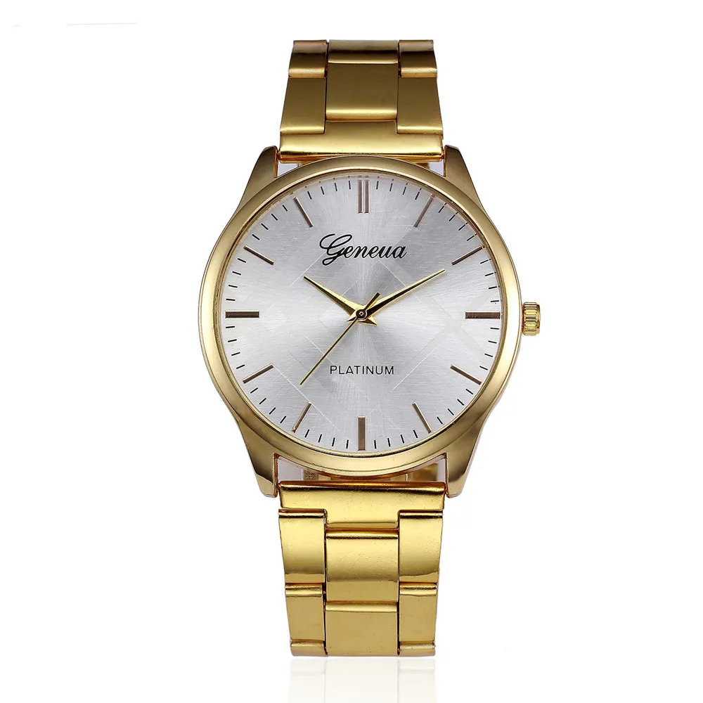 Модные Роскошные Брендовые Часы для женщин, часы из нержавеющей стали с ремешком, аналоговые кварцевые наручные часы, подарочные часы Relogio Feminino# A - Цвет: Серебристый