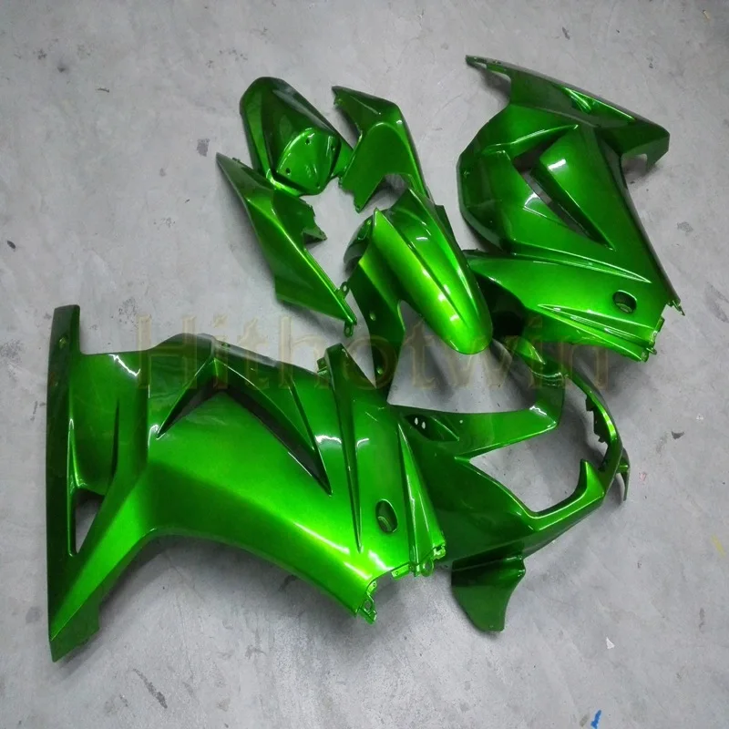 Custom+Screws Injection mold green motorcycle fairings for EX250 2008 2009 2010 2011 2012 250R Custom+Screws Injection mold green motorcycle fairings for EX250 2008 2009 2010 2011 2012 250R