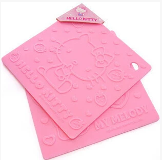 

(5 Pcs/Lot) Good Plastic Quality KT Melody Home Kitchen High Temperatures Stand Pot Mat Table Dish Placemat Pads