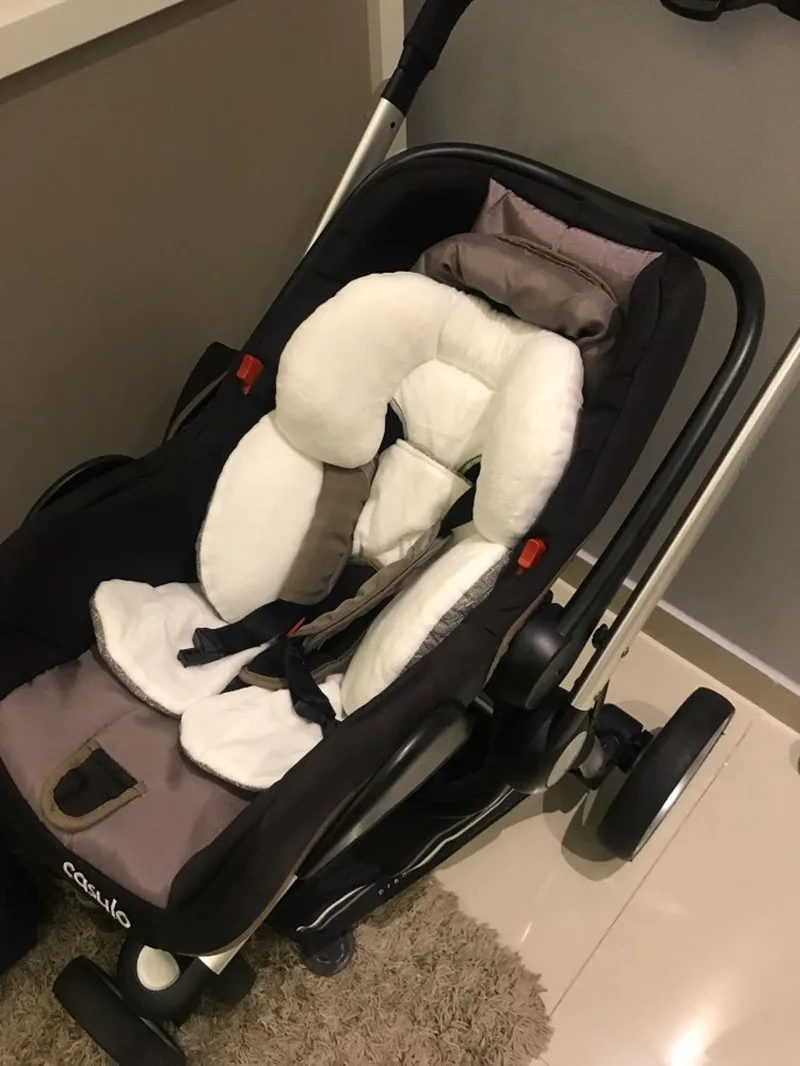 Детская коляска для новорожденных, подушка для сиденья автомобиля, Подушка-опора для тела мягкая спальная подушка, безопасная Автомобильная подушка, подушка для защиты шеи ребенка