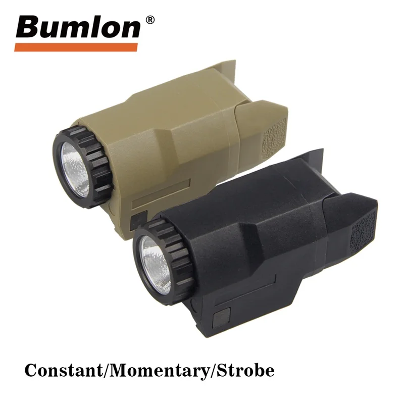 

Weapon Light APL-C Mini Pistol Light Constant/Momentary/Strobe 200 Lumens LED White weapon Mounted for Glock Full Size HT8-0023