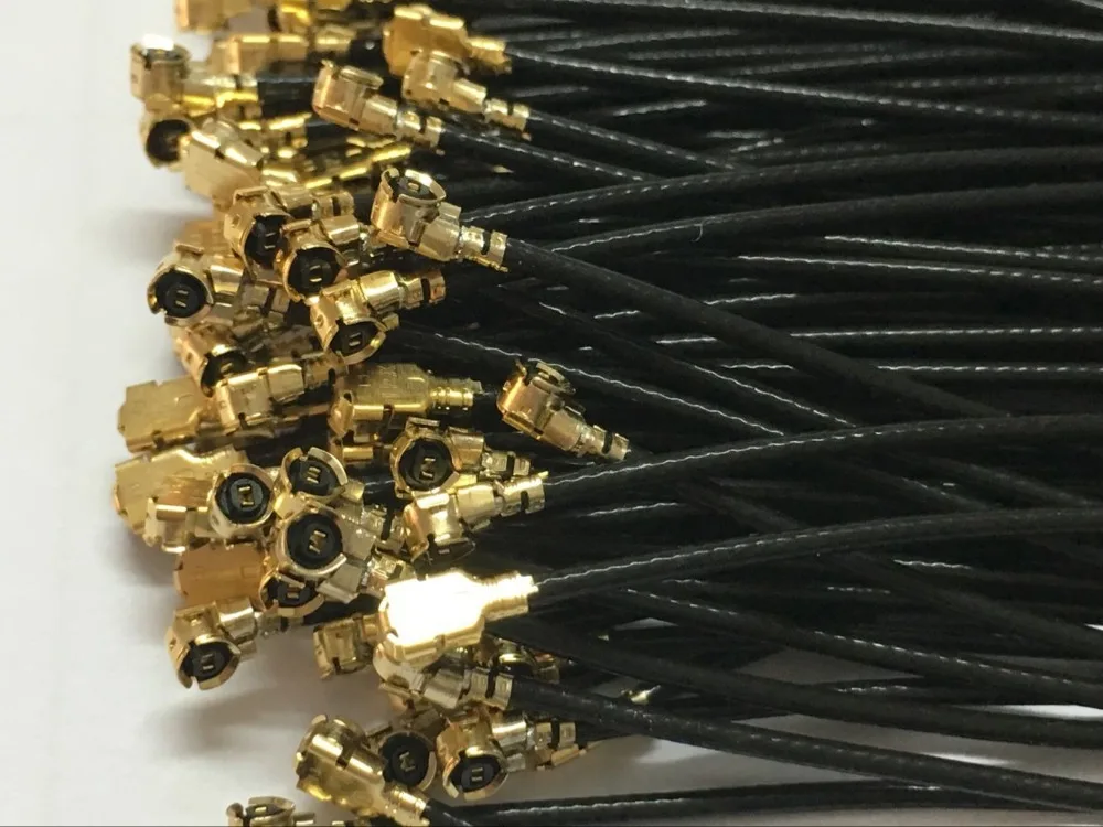 200pcs/lot 1.13 cable IPX IPEX u.fl Female 1.13 Cable Adapter 5cm-in ...