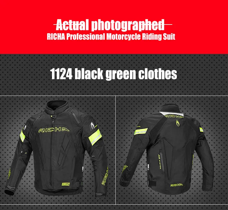 RICHA профессиональная мотоциклетная куртка для мотокросса для гонок по бездорожью зимний теплый костюм для верховой езды водонепроницаемый защитный костюм для езды 147