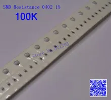 0402 SMD resistor 1 16W 100Kohm 100K 1 0402 Chip resistor 500PCS LOT