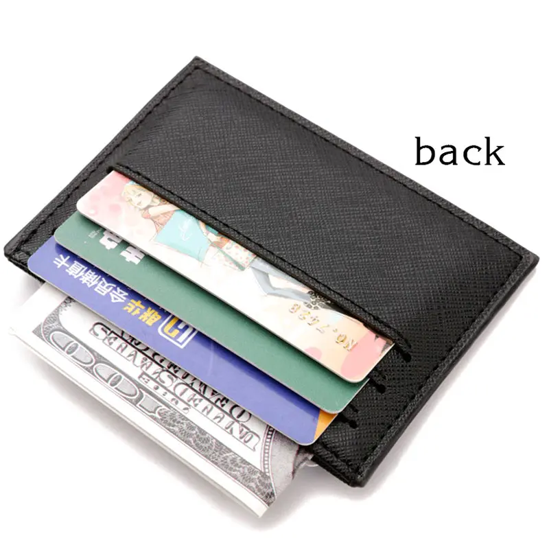 

Men Mini PU Leather Card Bag Holder Purse ID Credit Card Holder Wallet FC55