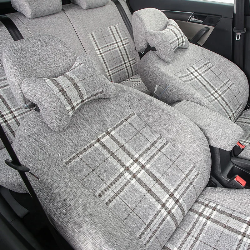 

Yuzhe flax custom car seat covers For Audi A6L Q3 Q5 Q7 S4 A5 A1 A2 A3 A4 B6 b8 B7 A6 c5 c6 A7 A8 car accessories styling