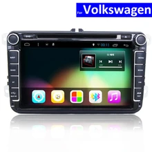 2 Din Car Radio Player with GPS Bluetooth for VW Polo Golf Jetta Passat Touran Sharan Car DVD Android Auto Stereo with WIFI 4G
