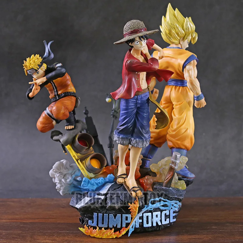 

Luffy Son Goku Naruto Jump Force Action Figures 1/8 scale painted figure Collector's Edition Statue PVC figure Toys Brinquedos