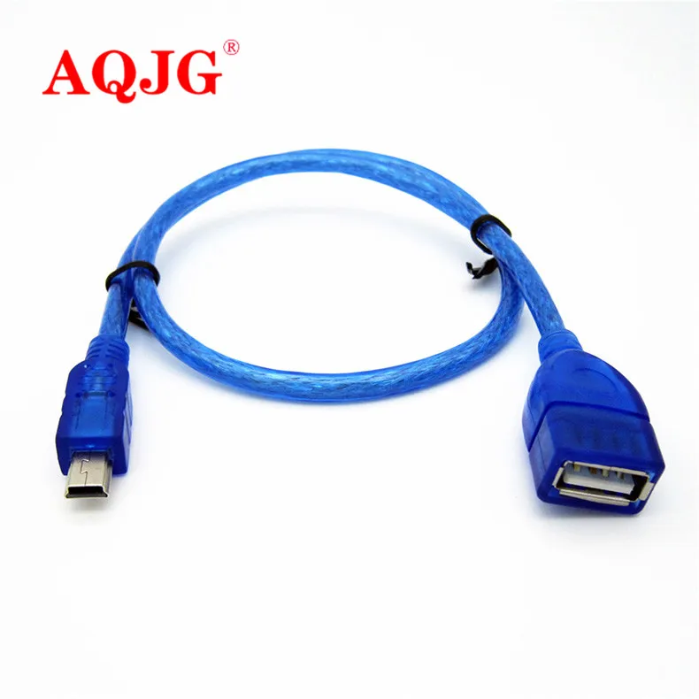 Переходник с USB 2 0 Мама на Mini папа 5P OTG V3 кабель для передачи данных автомобильного