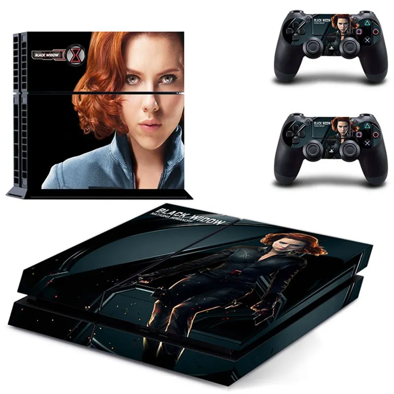 Мстители Play Station наклейка для ps4 наклейки для sony наклейка для ps4 наклейки консоли и 2 контроллера Скины ps4 винил pegatinas переключатель