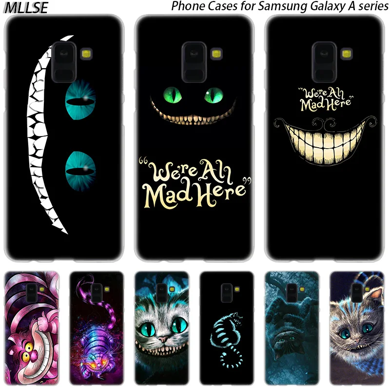 

alice in wonderland cheshire cat Hard Case for Samsung Galaxy A10 A20 A30 A40 A50 A70 A20E A2 CORE M10 M20 M30 Hot Fashion Cover