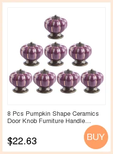 5 pcs Set Transparent Crystal Rose Shape Door Cabinet Knobs Furniture Handle Cupboard Kitchen Pull Handle- Pink