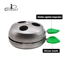 COURNOT Яблоко Держатель угля для кальяна нержавеющая сталь кальяна головы подходит керамический уголь система управления теплом